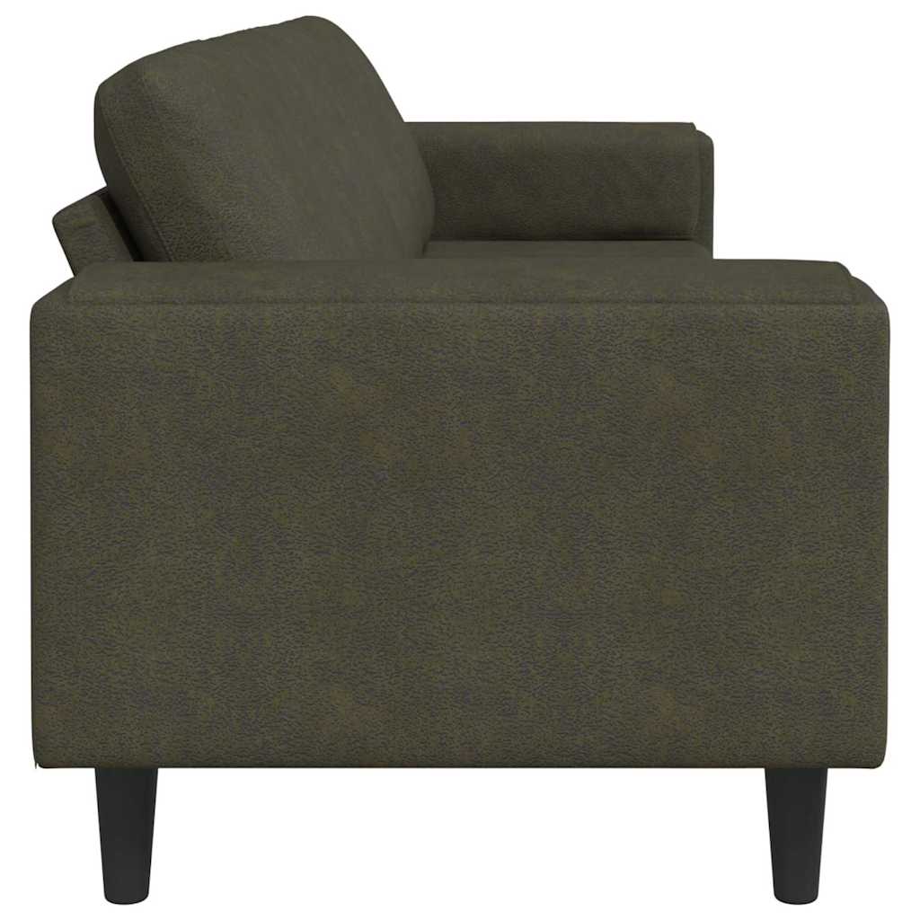 Sofa Set Army green Faux suede leather