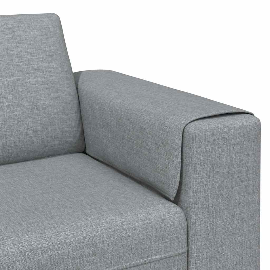 Sofa Set Light grey Fabric