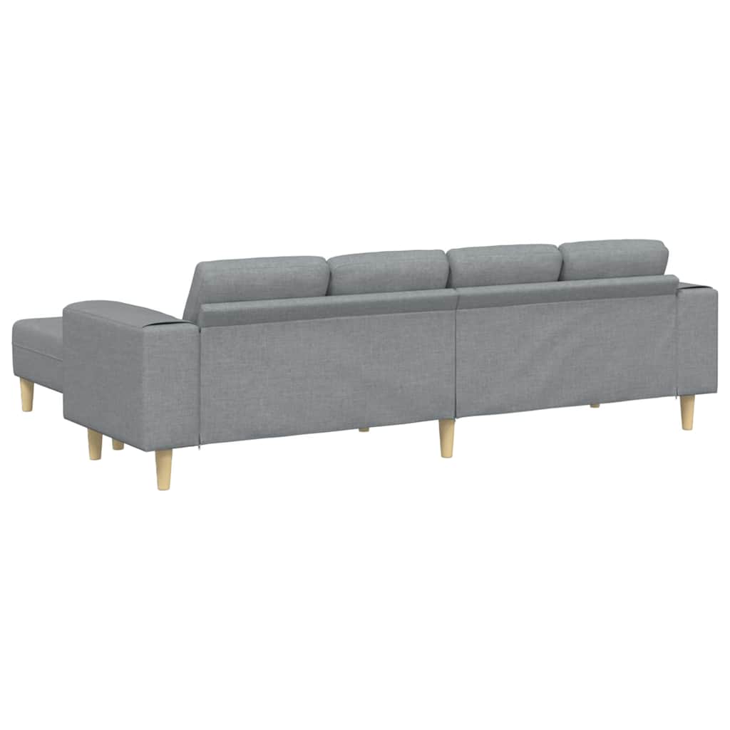 Sofa Set Light grey Fabric