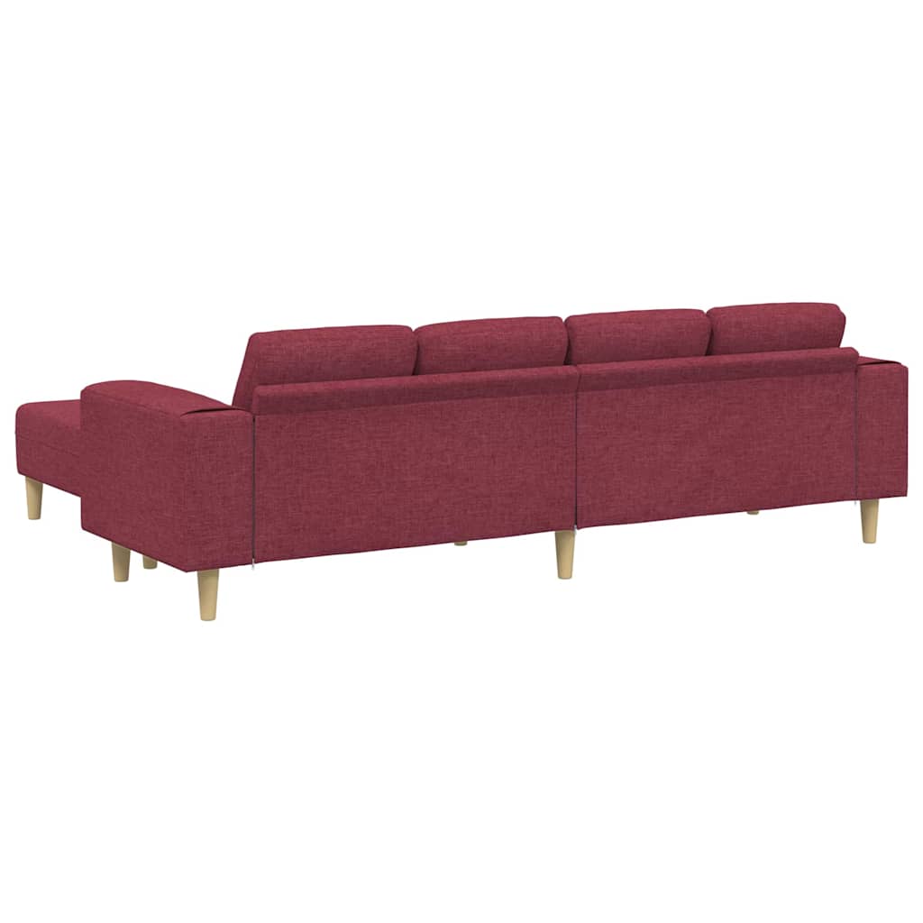 Sofa Set Wine red Fabric