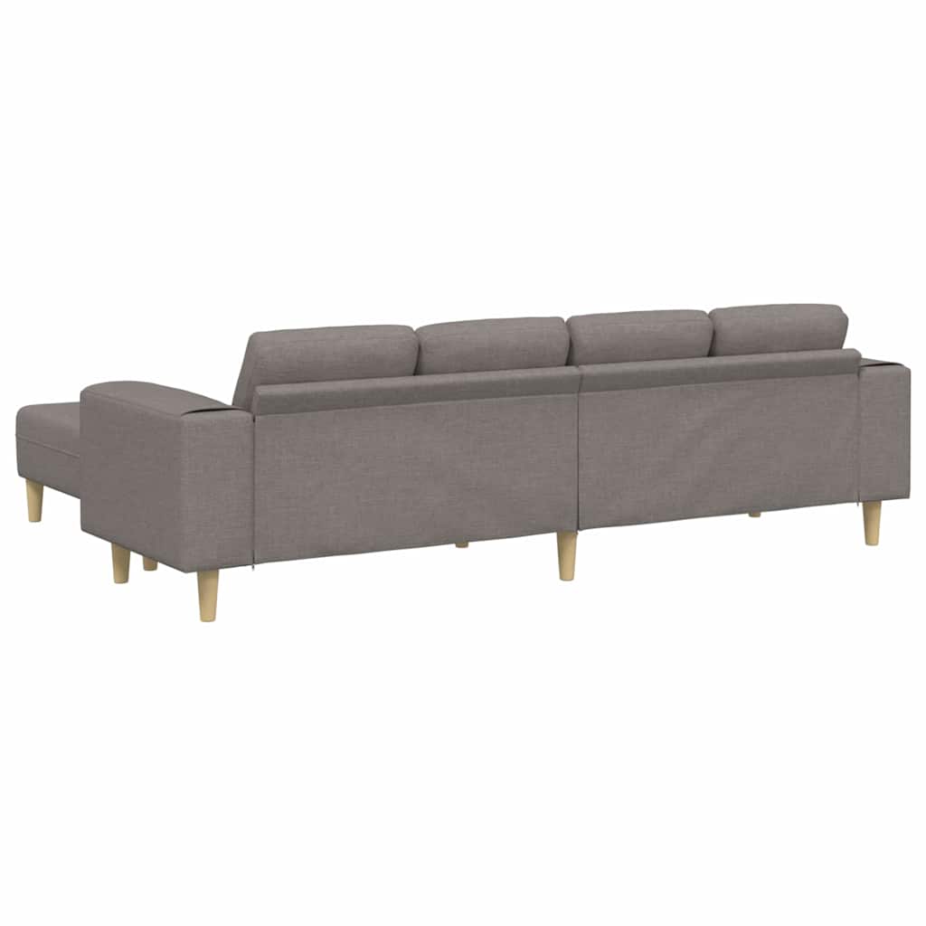 Sofa Set Taupe Fabric