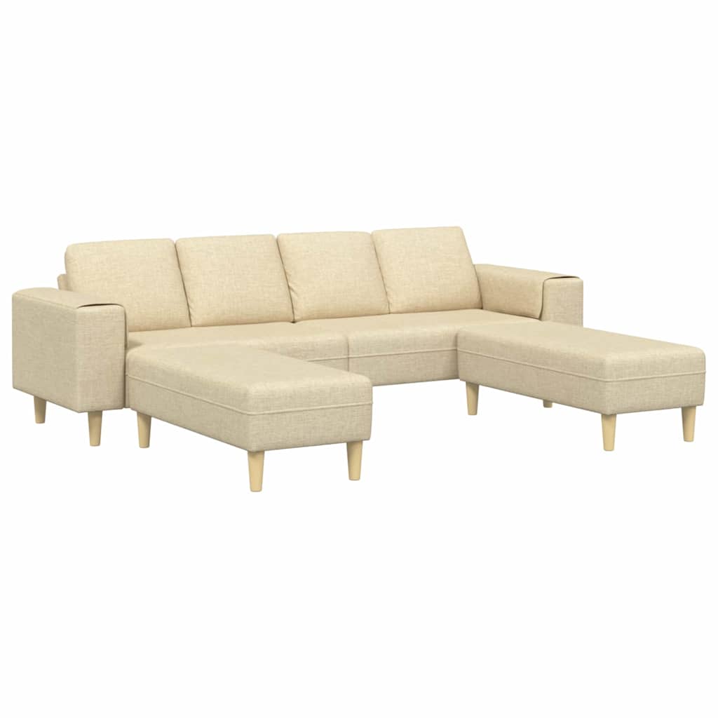 Sofa Set Cream Fabric