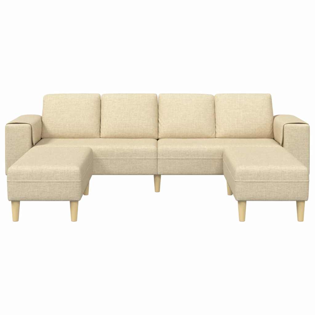 Sofa Set Cream Fabric