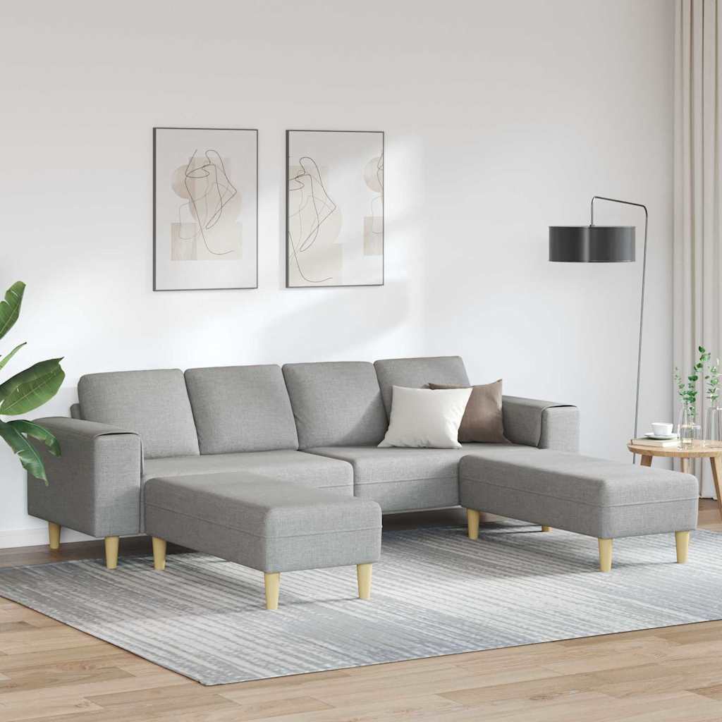 Sofa Set Cloud grey Fabric