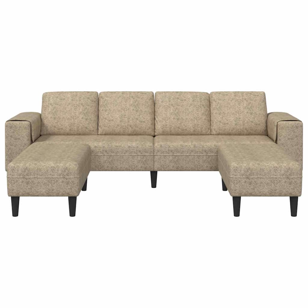 Sofa Set Light grey Faux suede leather
