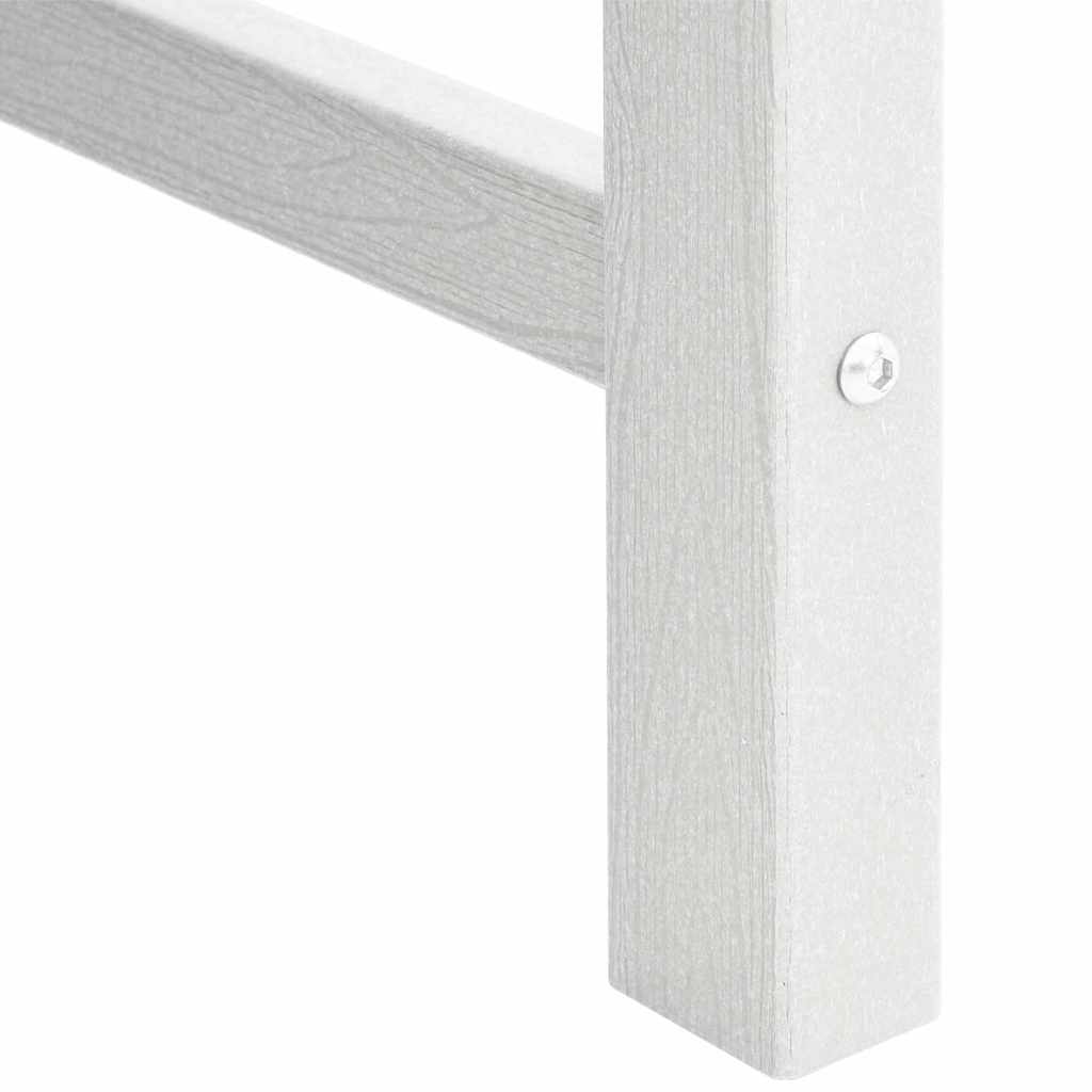 Garden Dining Chair 4 pcs White 65.5 x 55.5 x 88cm Plastic