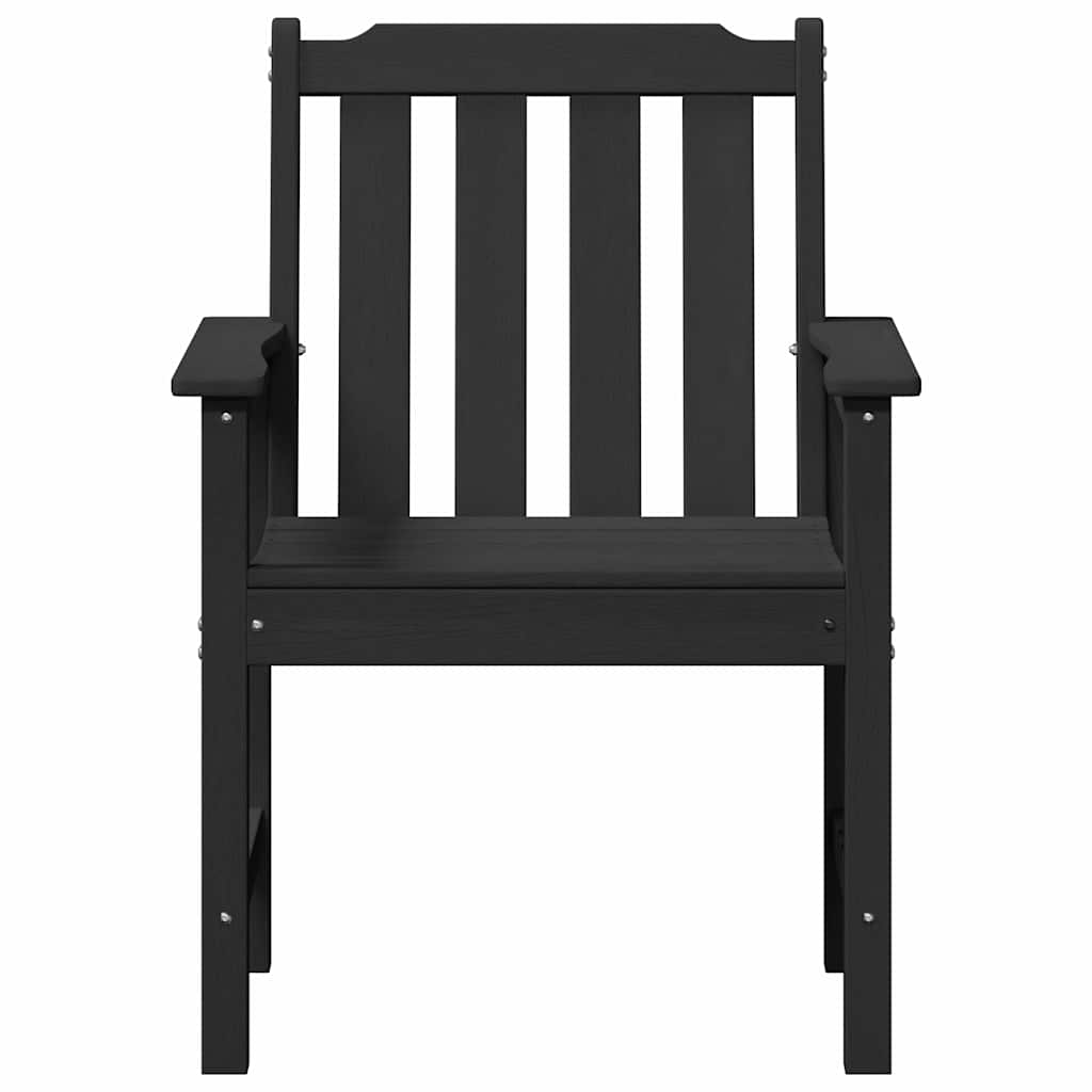 Garden Dining Chair 6 pcs Black 65.5 x 55.5 x 88cm Plastic