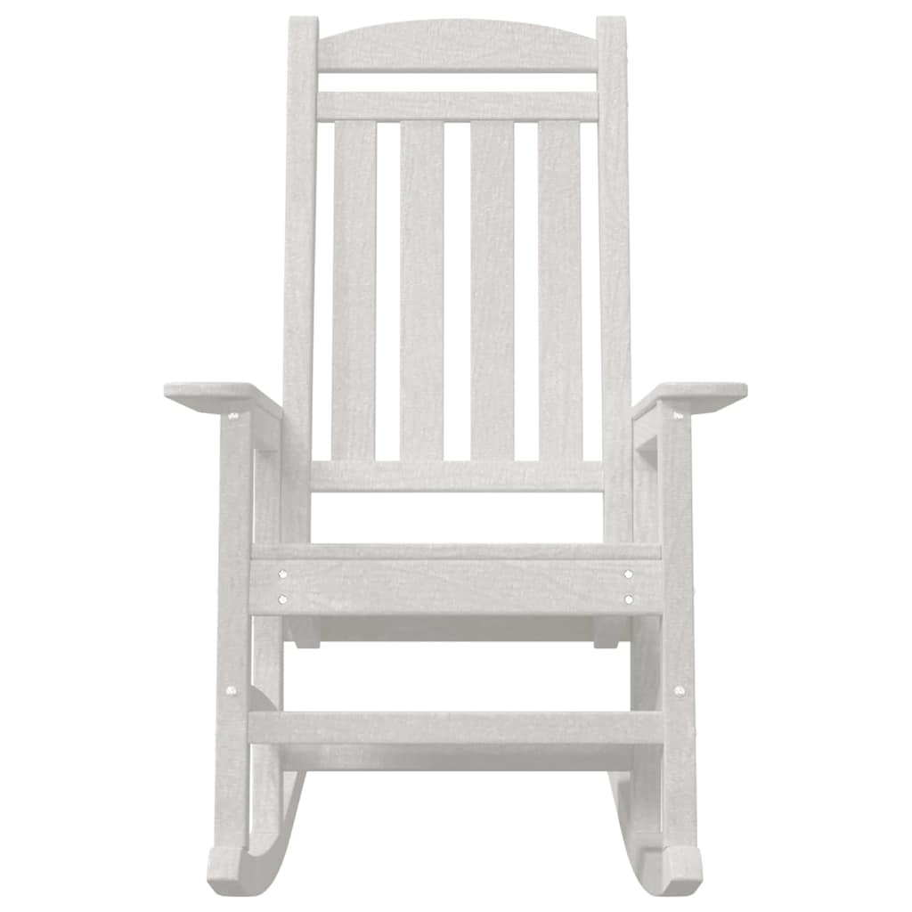 Garden Rocking Chair 2 pcs White 70 x 92 x 108cm Plastic