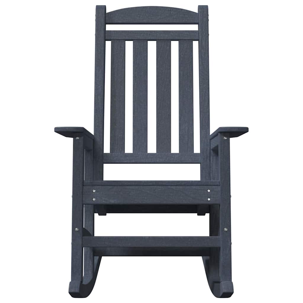 Garden Rocking Chair 2 pcs Navy 70 x 92 x 108cm Plastic