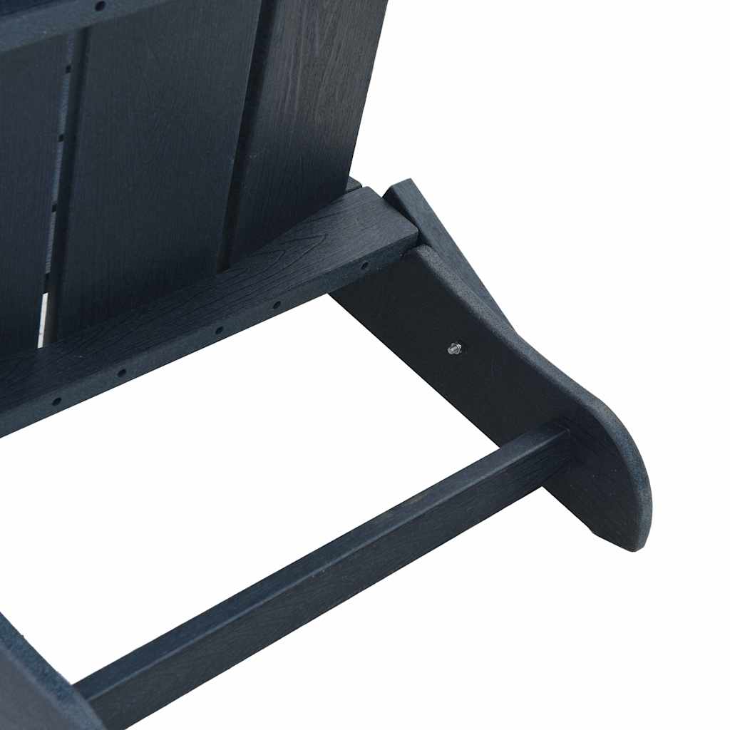 Garden Lounge Furniture 3 pcs Navy 38 x 38 x 46cm Plastic