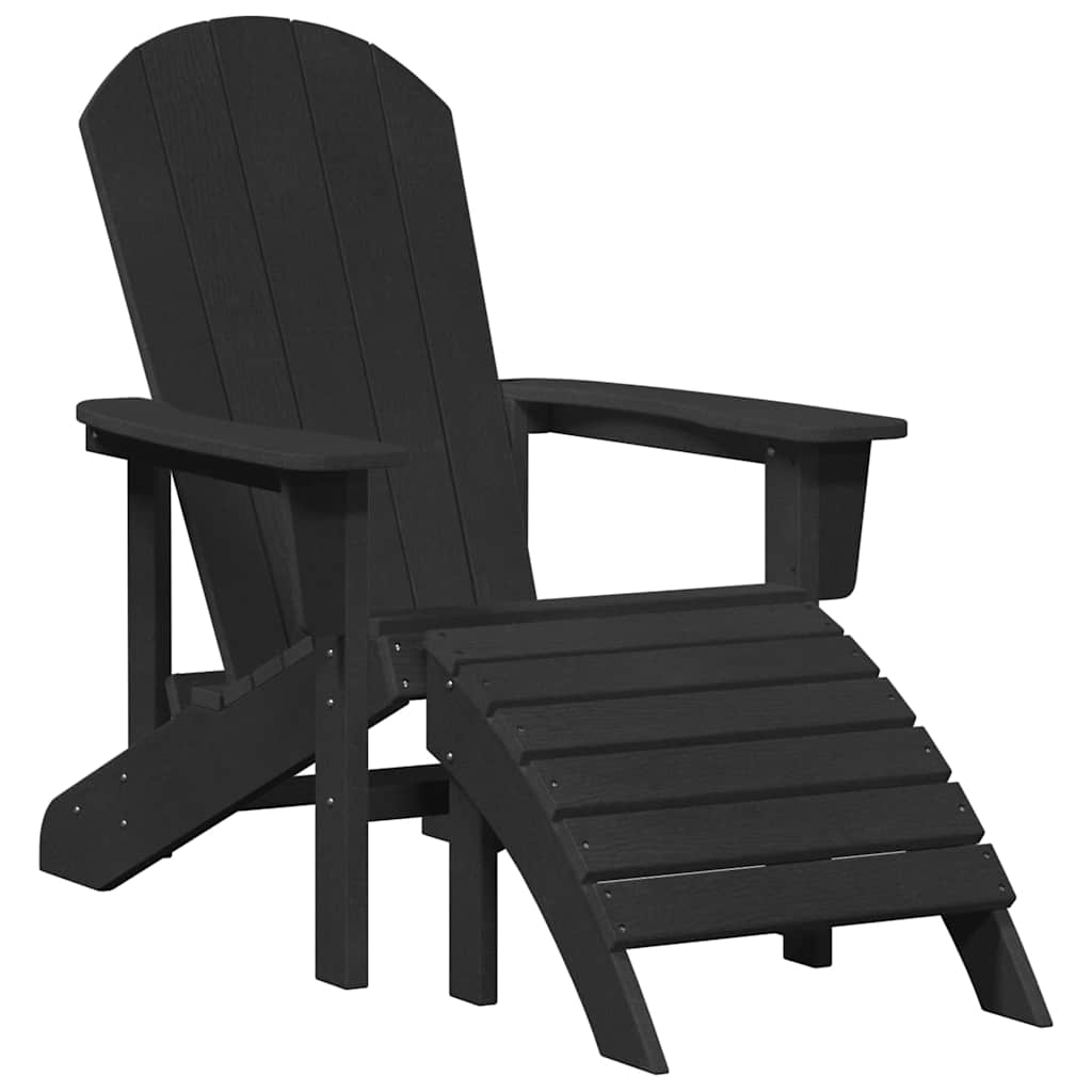 Garden Lounge Furniture 3 pcs Black 38 x 38 x 46cm Plastic