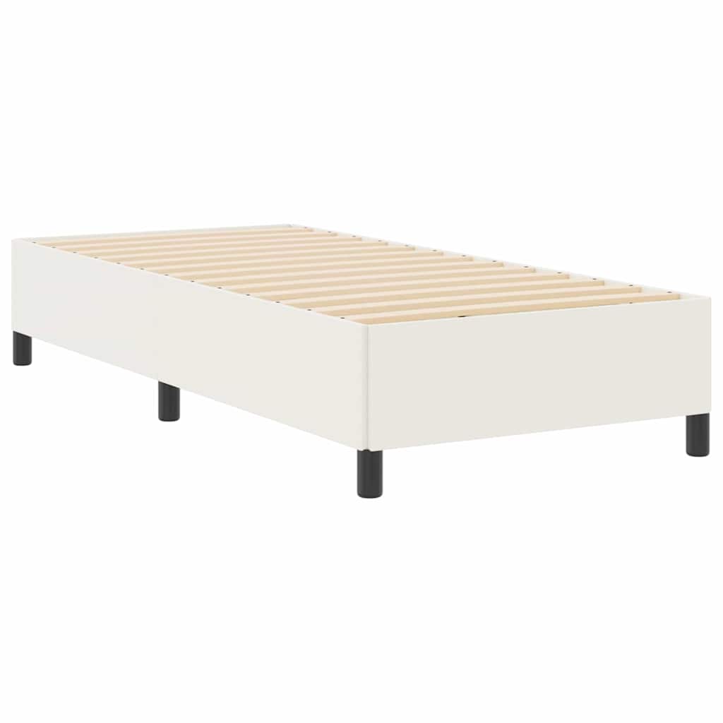 Bed Frame Cream 80 x 200 cm Corduroy fabric