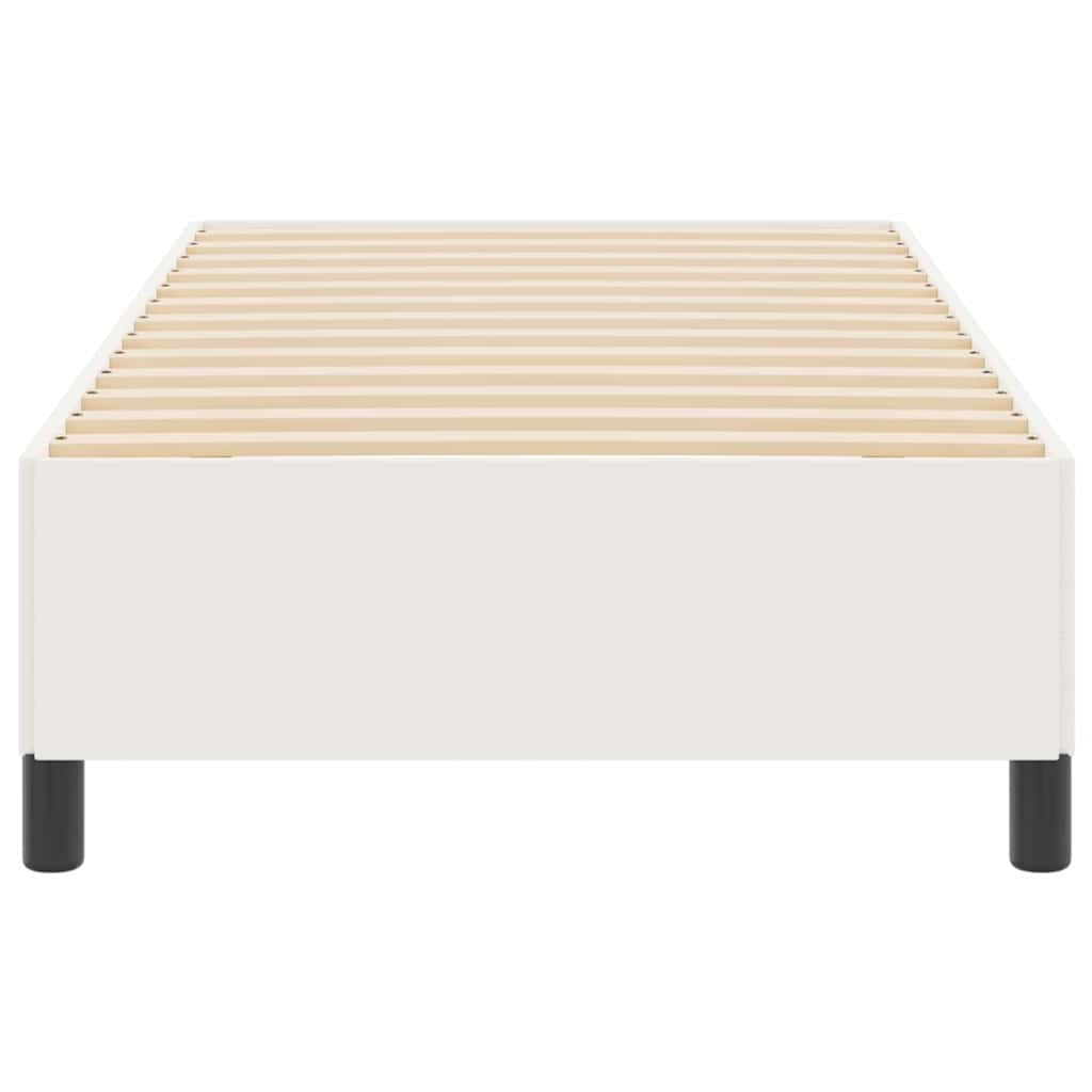 Bed Frame Cream 80 x 200 cm Corduroy fabric