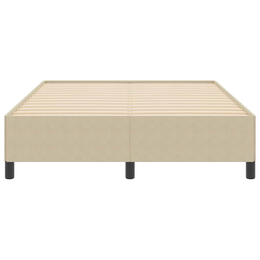 Bed Frame Grey Green 140 x 200 cm Corduroy fabric