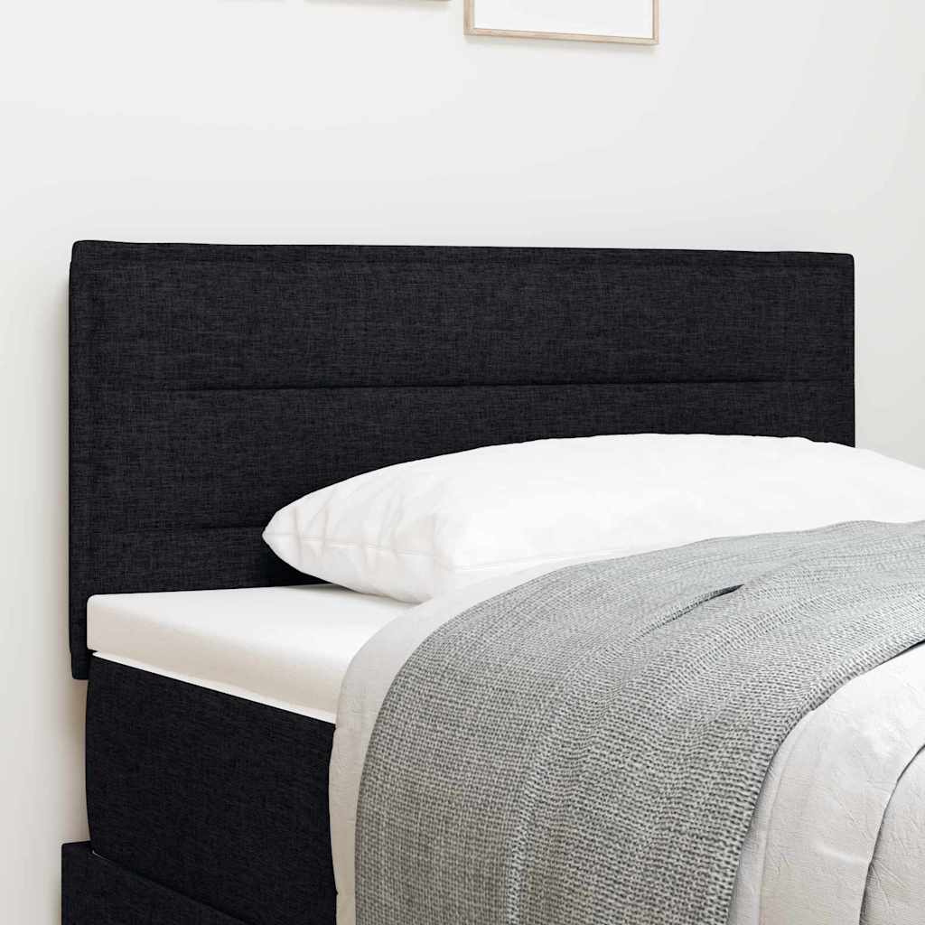 Headboard Other with Headboard Black 80 cm Fabric