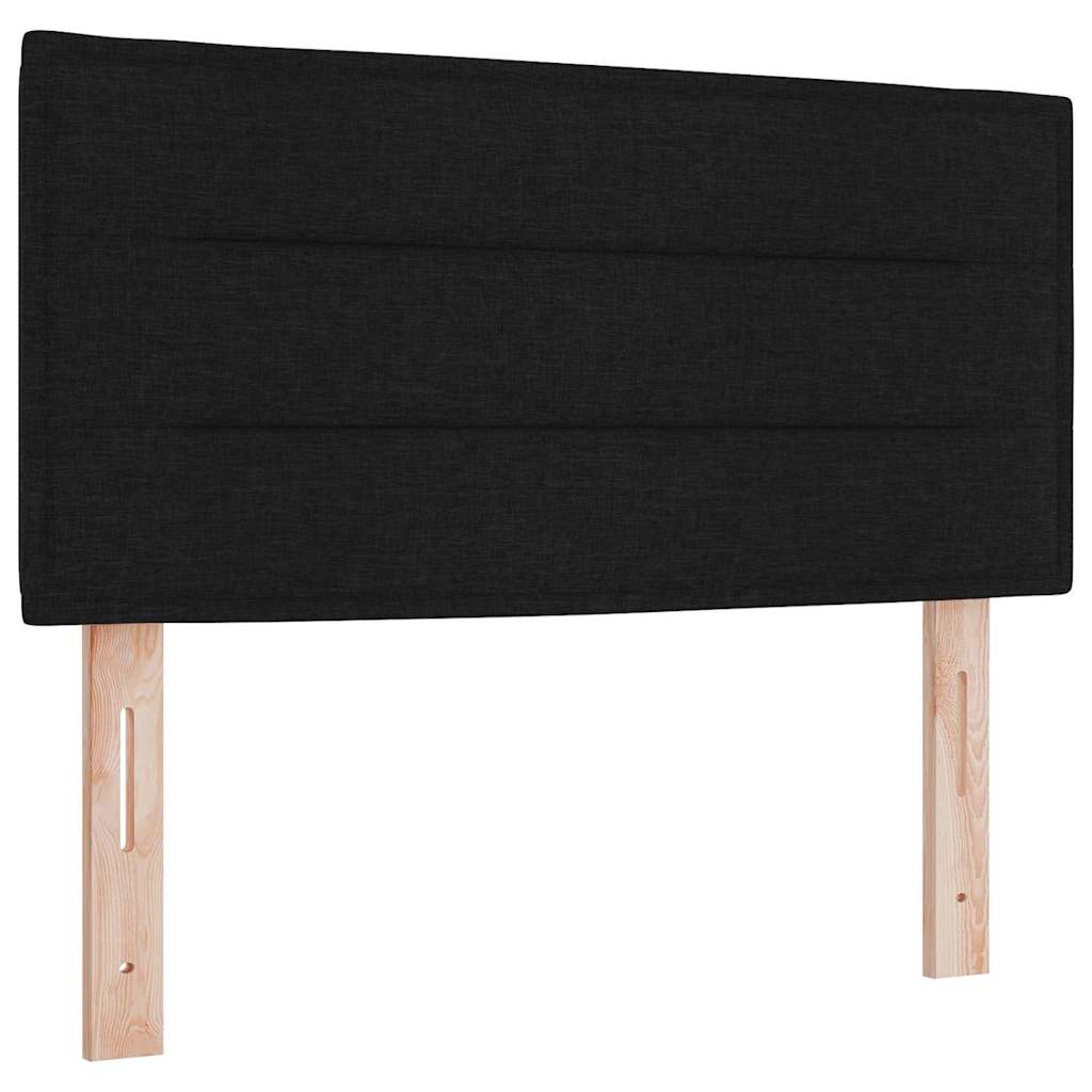 Headboard Other with Headboard Black 80 cm Fabric