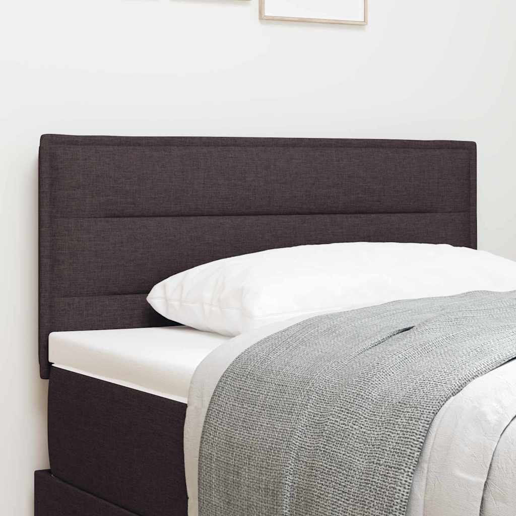 Headboard Other with Headboard Dark brown 100 cm Fabric