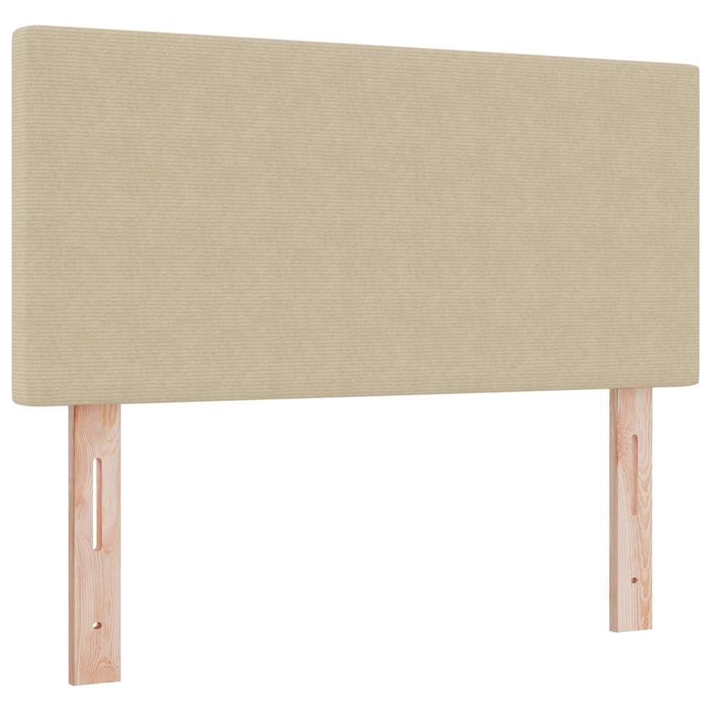 Headboard Height Adjustable Light green grey 80 cm Rib fabric