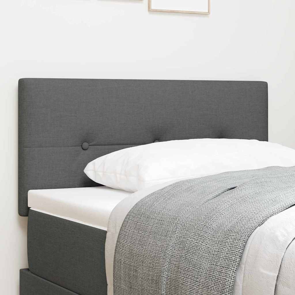 Headboard Height Adjustable Manual Dark grey 80 cm Fabric