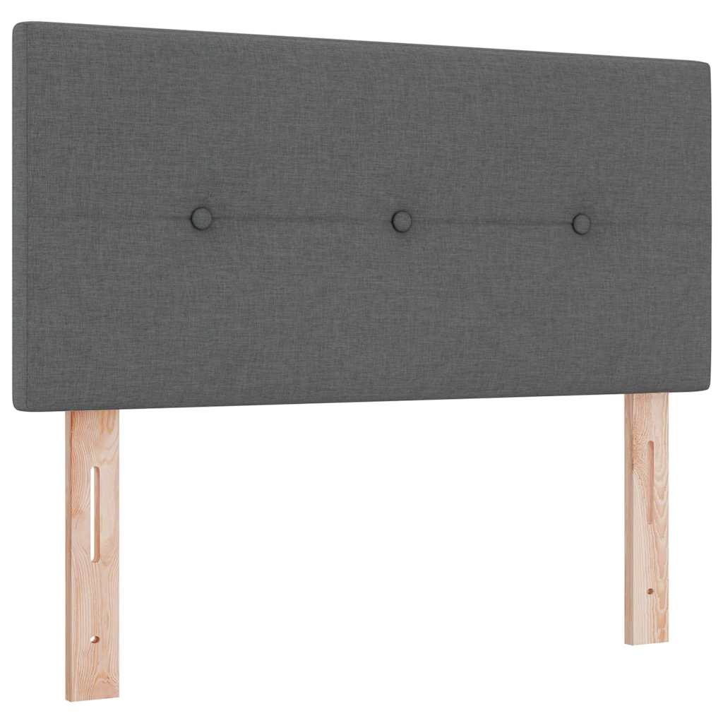 Headboard Height Adjustable Manual Dark grey 80 cm Fabric