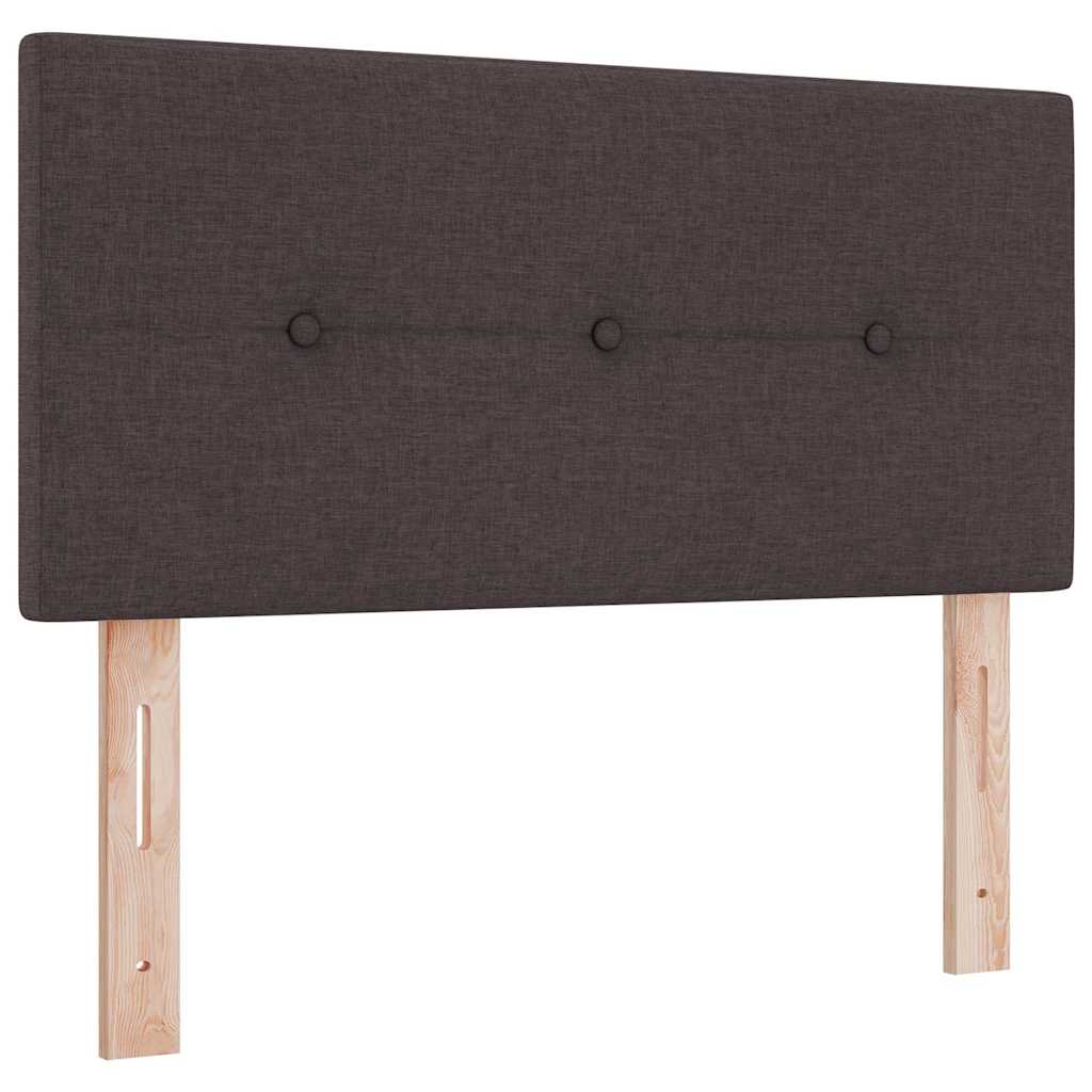 Headboard Height Adjustable Manual Dark brown 80 cm Fabric