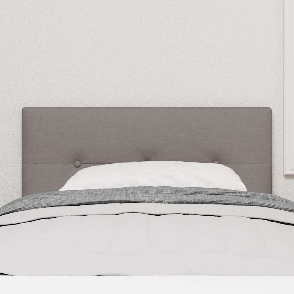 Headboard Height Adjustable with Headboard Taupe 80 cm Fabric
