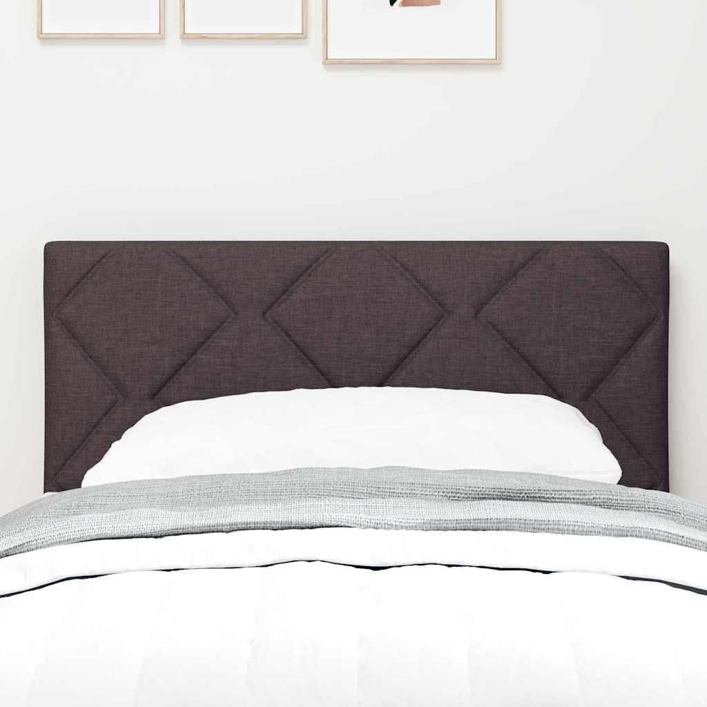 Fabric Headboard Other with Headboard Dark brown 80 cm Fabric