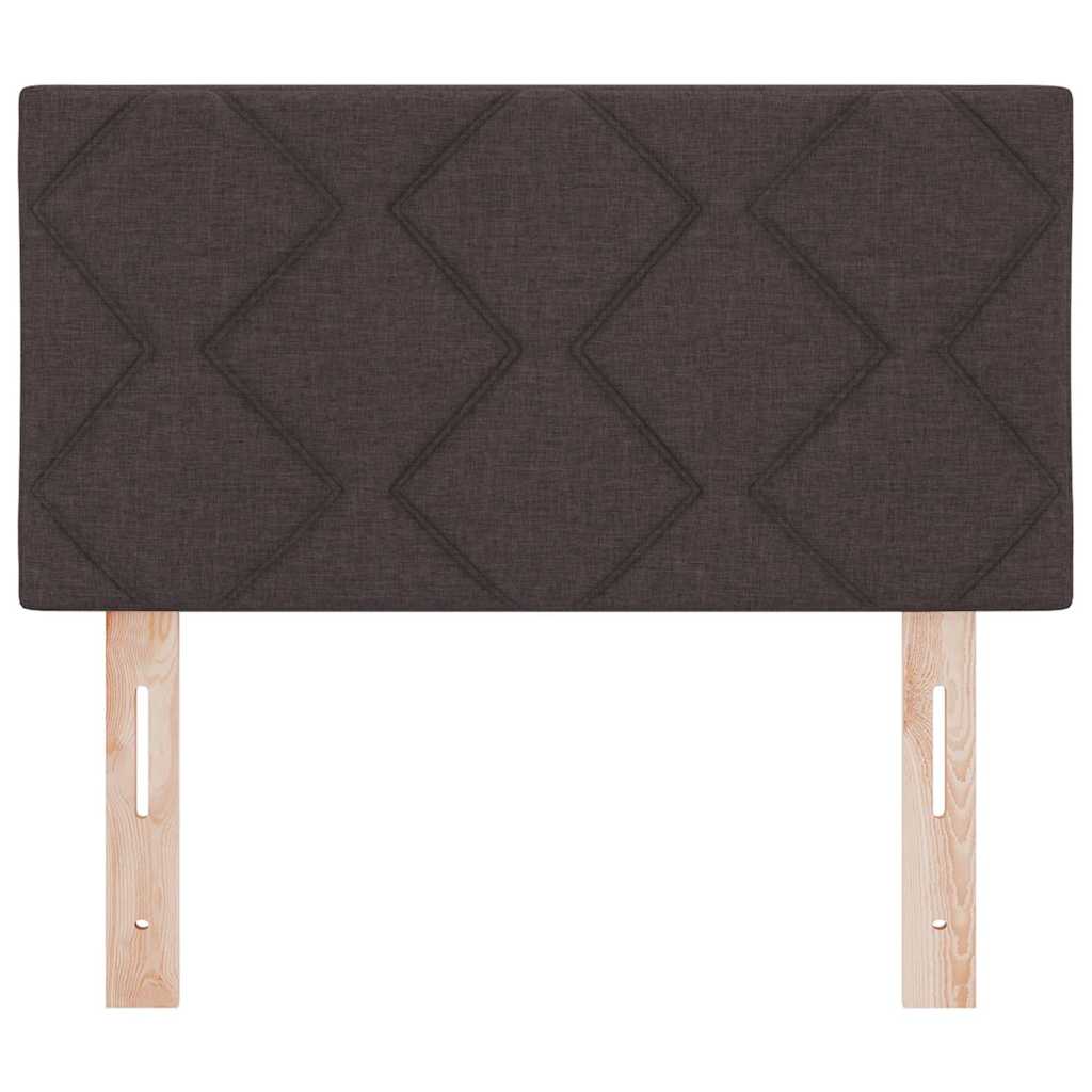 Fabric Headboard Other with Headboard Dark brown 80 cm Fabric