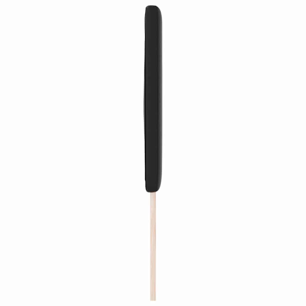 Headboard with LED Strip Lights Wall-mounted Black 180 cm PVC