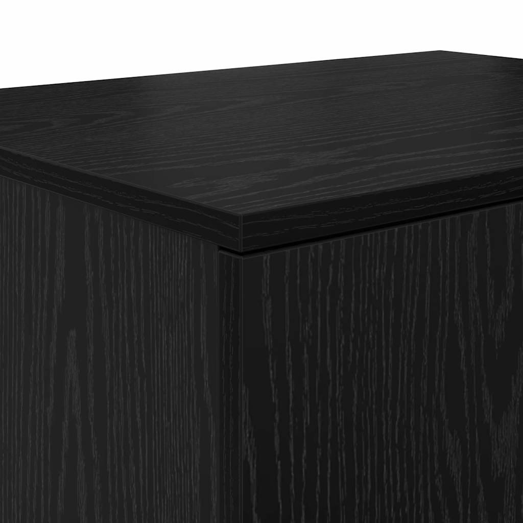 Storage Cabinet Black oak 127 x 41 x 40 cm Engineered wood