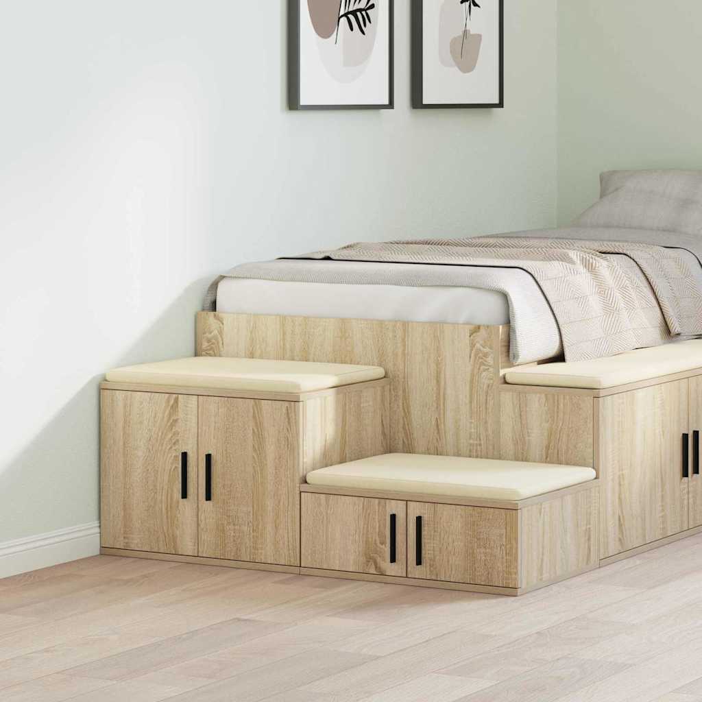 Storage Cabinet Sonoma oak 127 x 41 x 40 cm Engineered wood