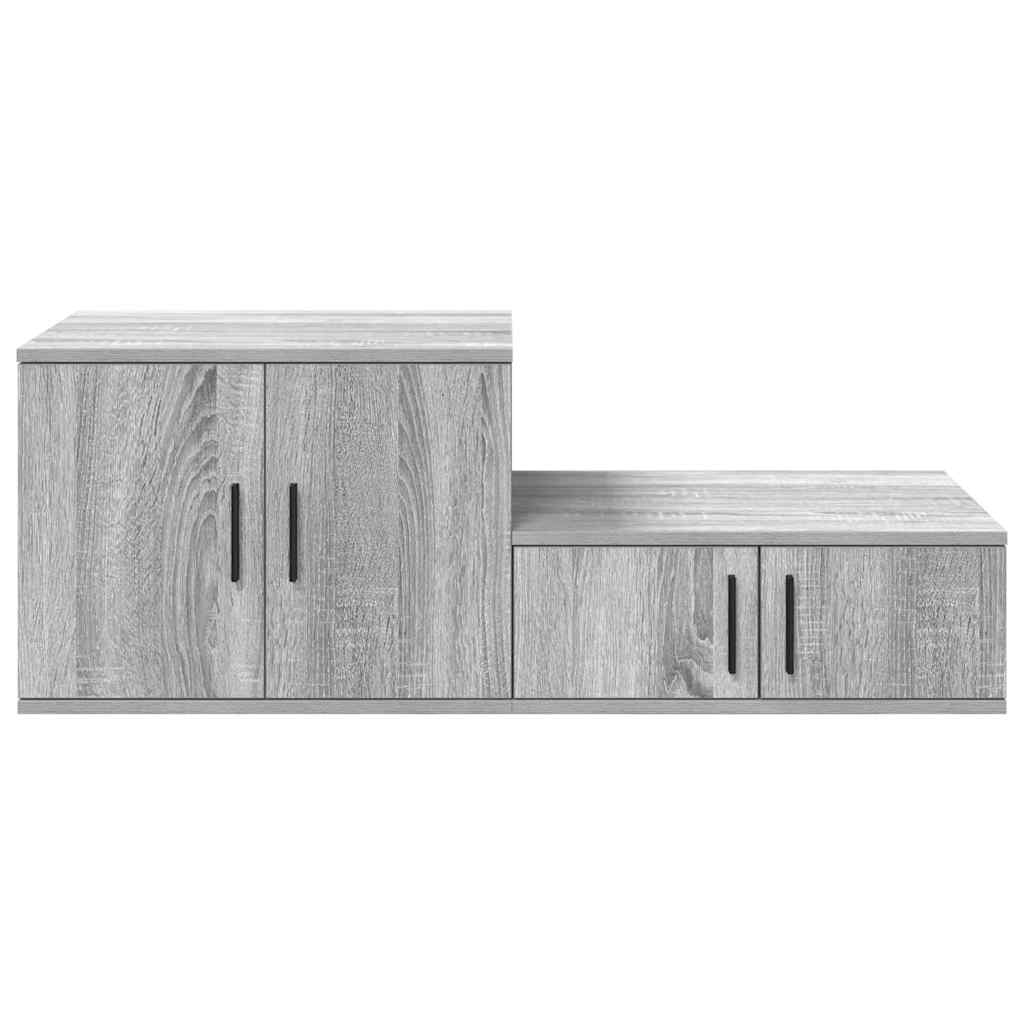 Storage Cabinet Grey sonoma 127 x 41 x 40 cm Engineered wood
