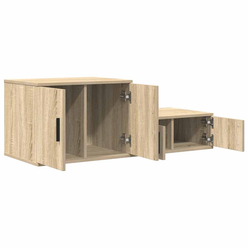 Storage Cabinet Sonoma oak 118 x 41 x 40 cm Engineered wood
