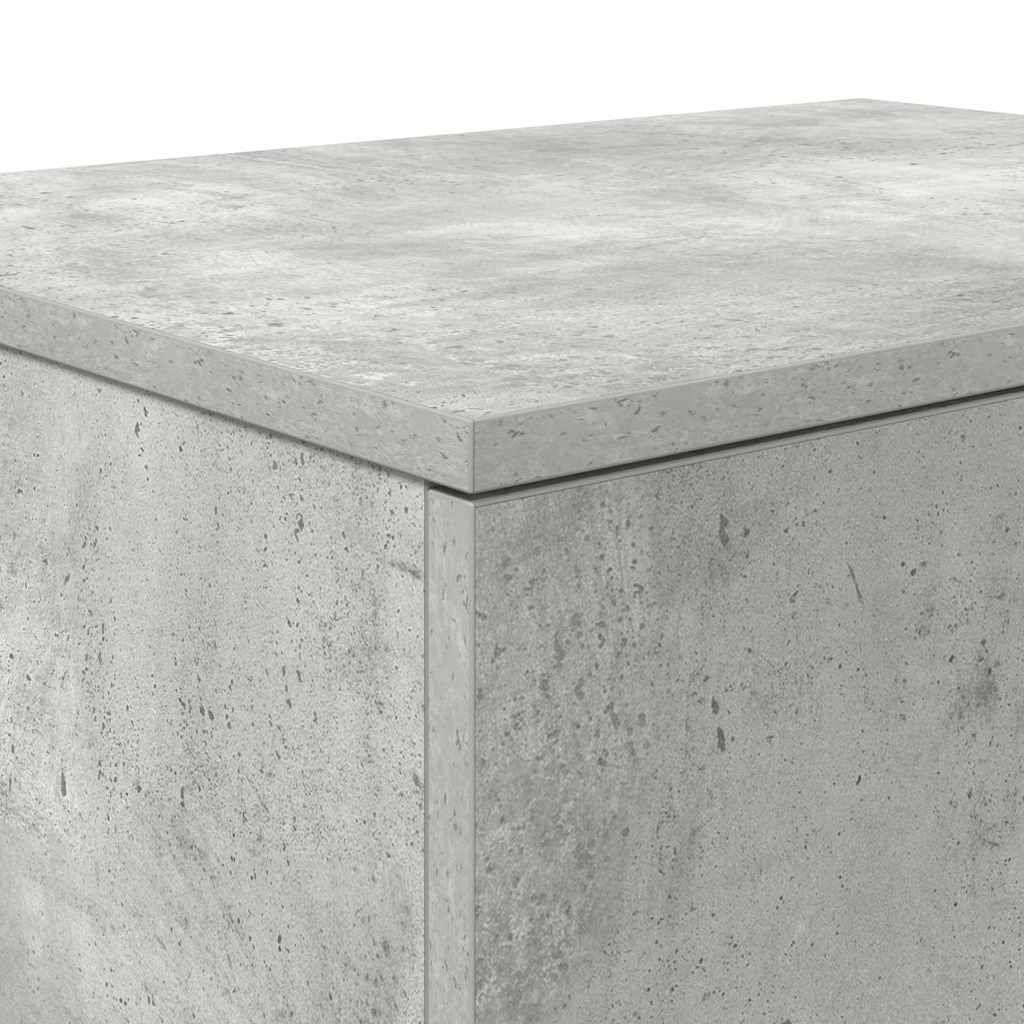 Storage Cabinet Concrete grey 118 x 41 x 40 cm Engineered wood
