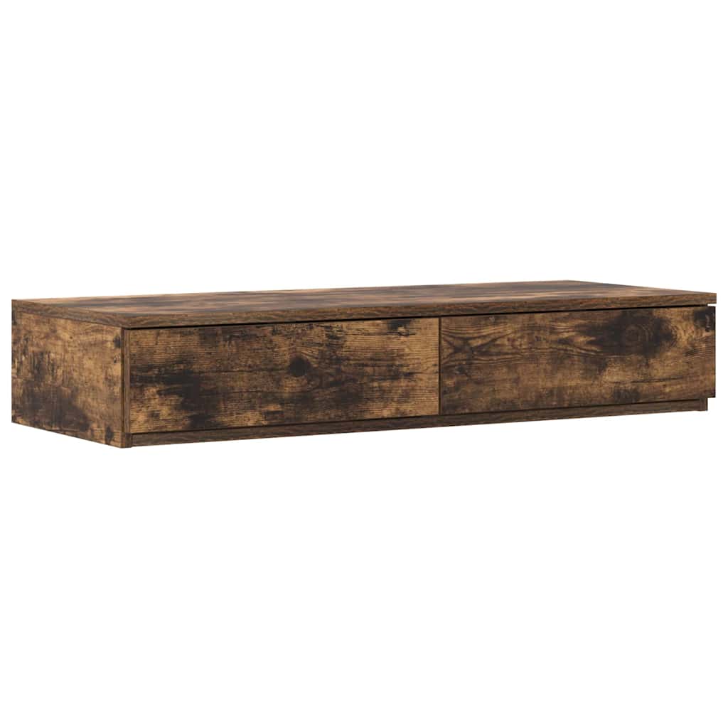 Bed Drawers Smoked oak 100 x 36.5 x 16.5 cm Engineered wood