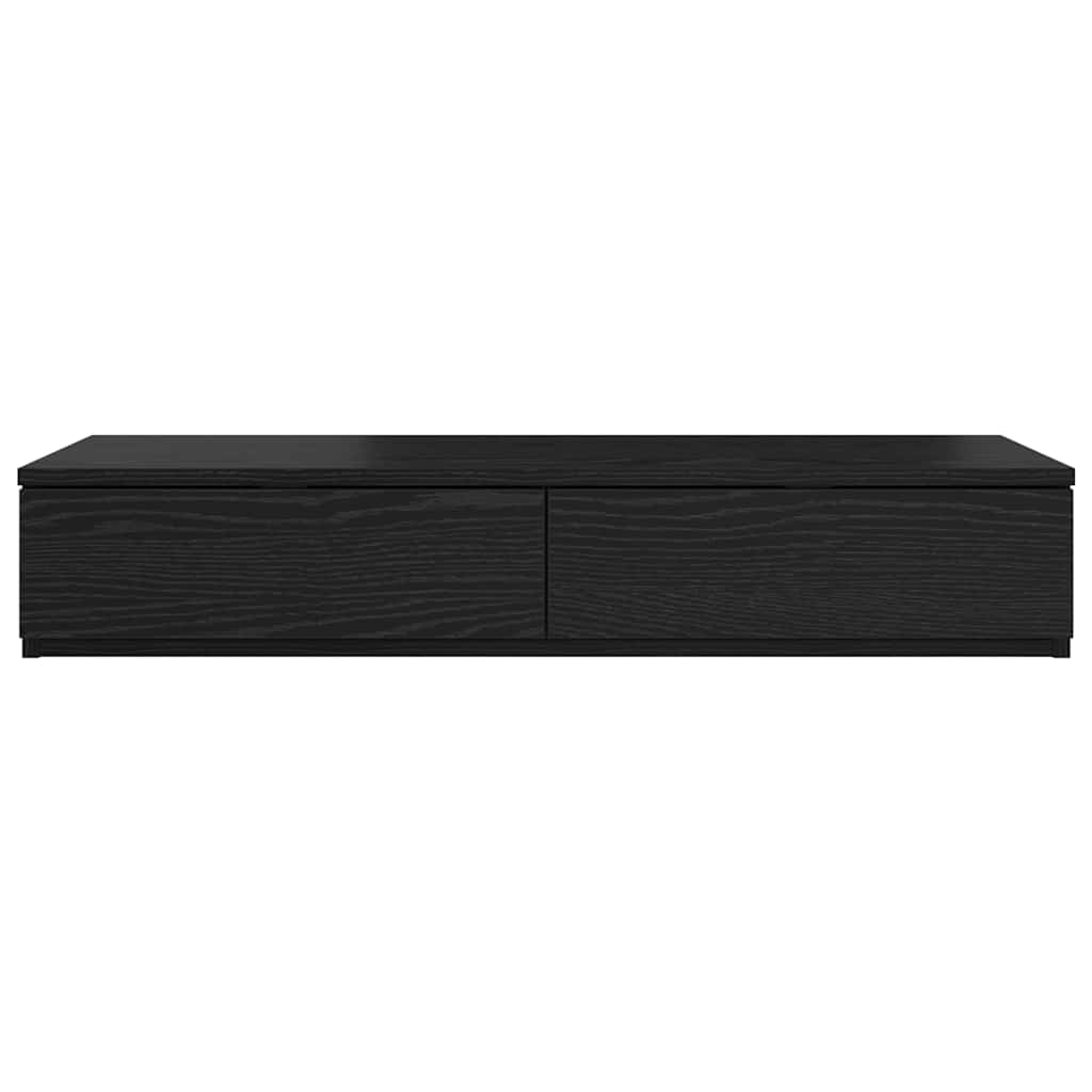Bed Drawers Black oak 90 x 36.5 x 16.5 cm Engineered wood