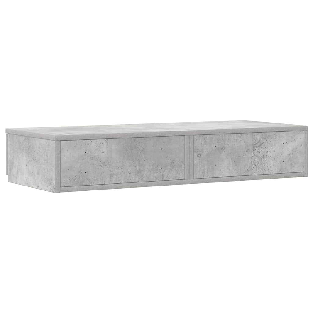 Bed Drawers Concrete grey 90 x 36.5 x 16.5 cm Engineered wood