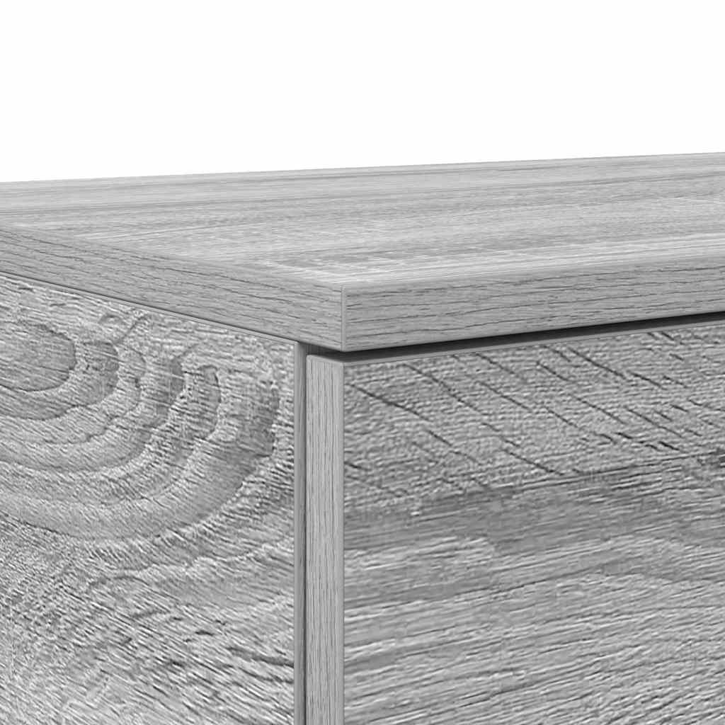 Bed Drawers Grey sonoma 160 x 36.5 x 16.5 cm Engineered wood
