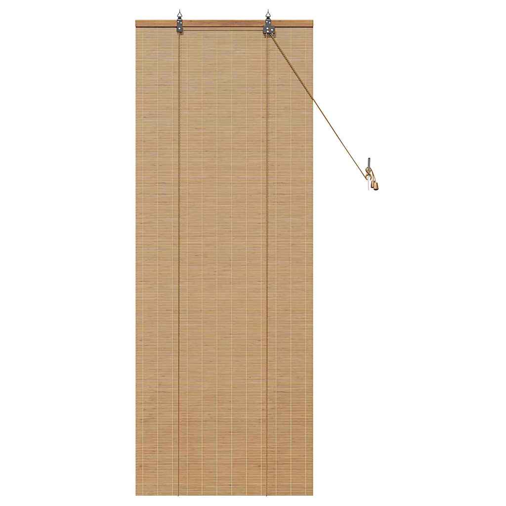 Window Blinds & Shades Other Manual Light Brown Bamboo