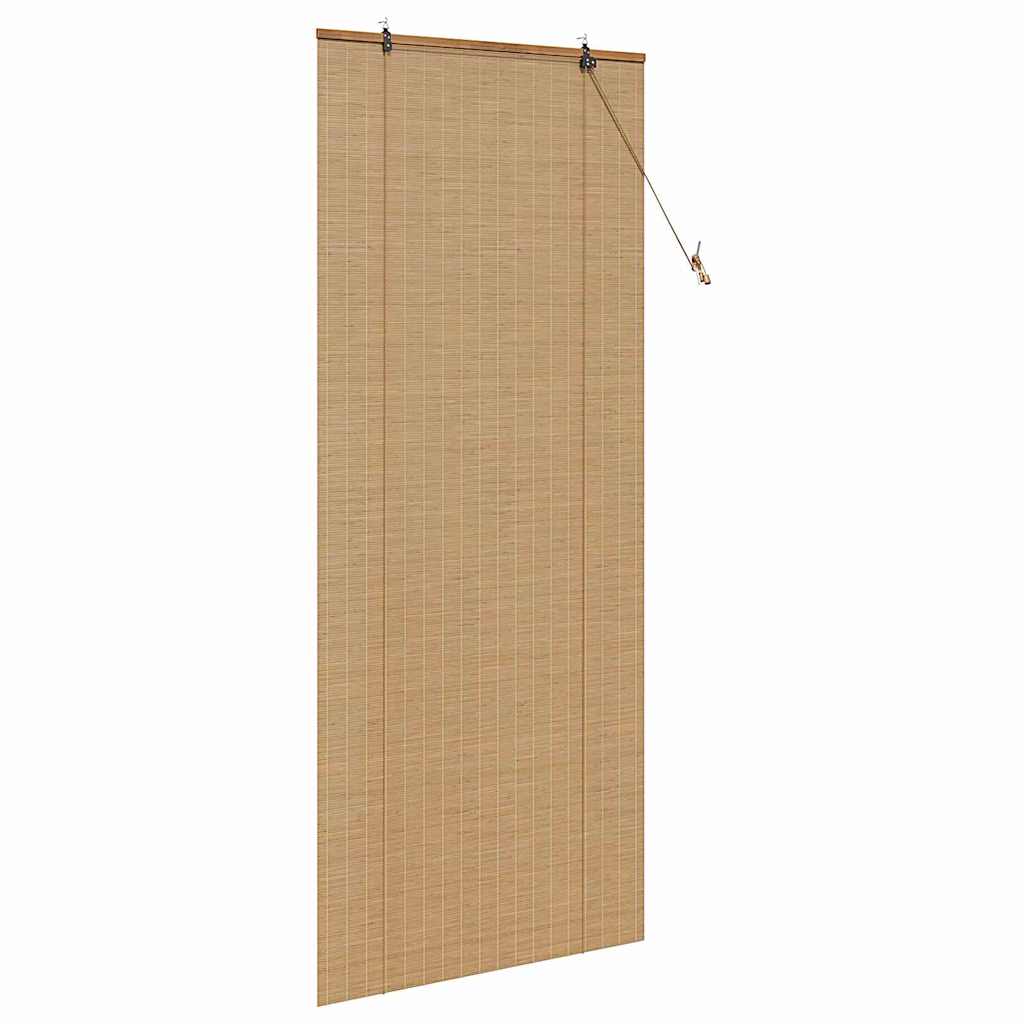 Window Blinds & Shades Other Manual Light Brown Bamboo