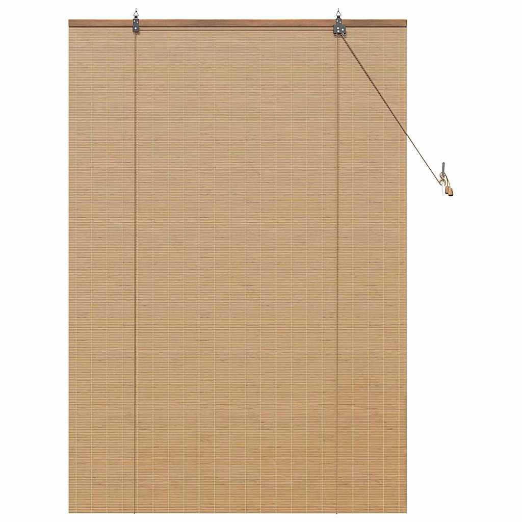 Window Blinds & Shades Other Manual Light Brown Bamboo