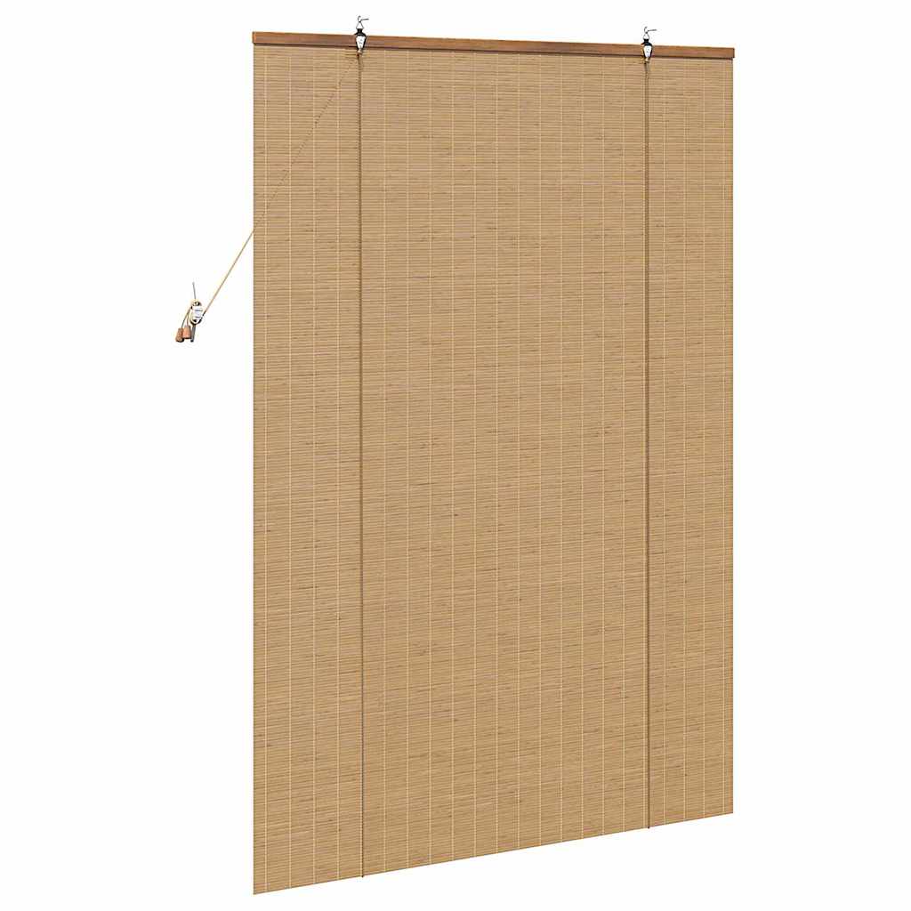 Window Blinds & Shades Other Manual Light Brown Bamboo