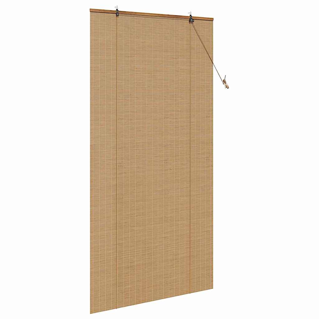 Window Blinds & Shades Other Manual Light Brown Bamboo