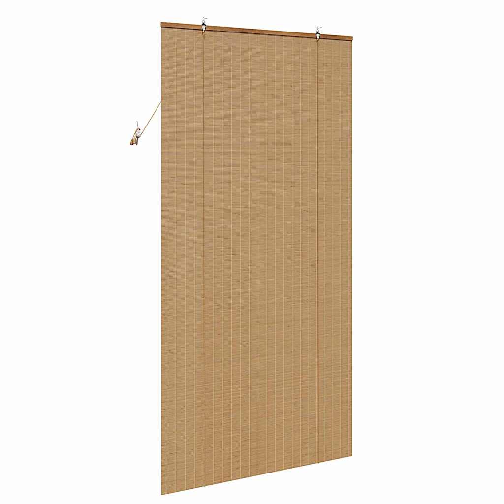 Window Blinds & Shades Other Manual Light Brown Bamboo