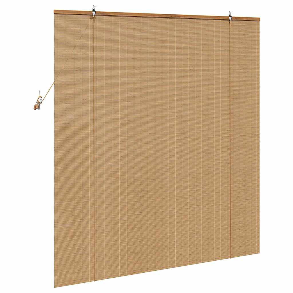 Window Blinds & Shades Other Manual Light Brown Bamboo