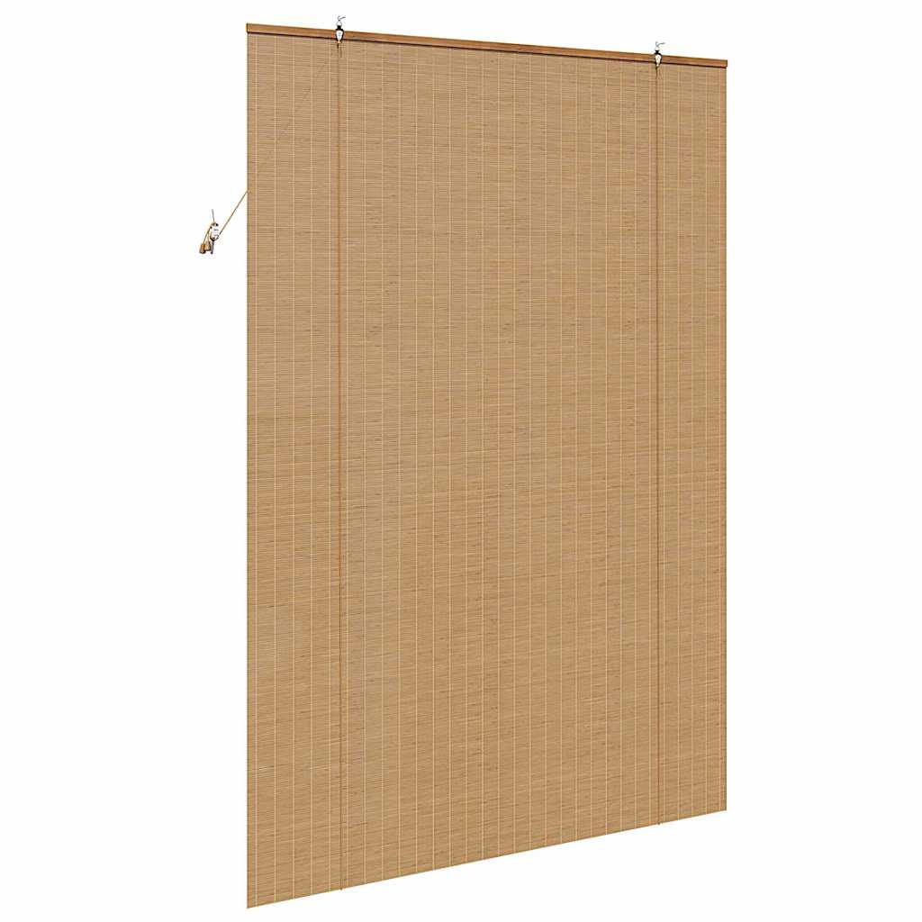 Window Blinds & Shades Other Manual Light Brown Bamboo