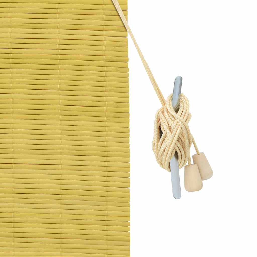 Window Blinds & Shades Other Manual Yellow Bamboo