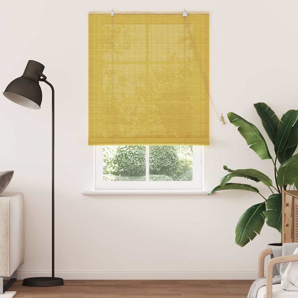 Window Blinds & Shades Other Manual Yellow Bamboo