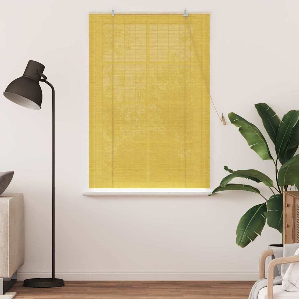 Window Blinds & Shades Other Manual Yellow Bamboo