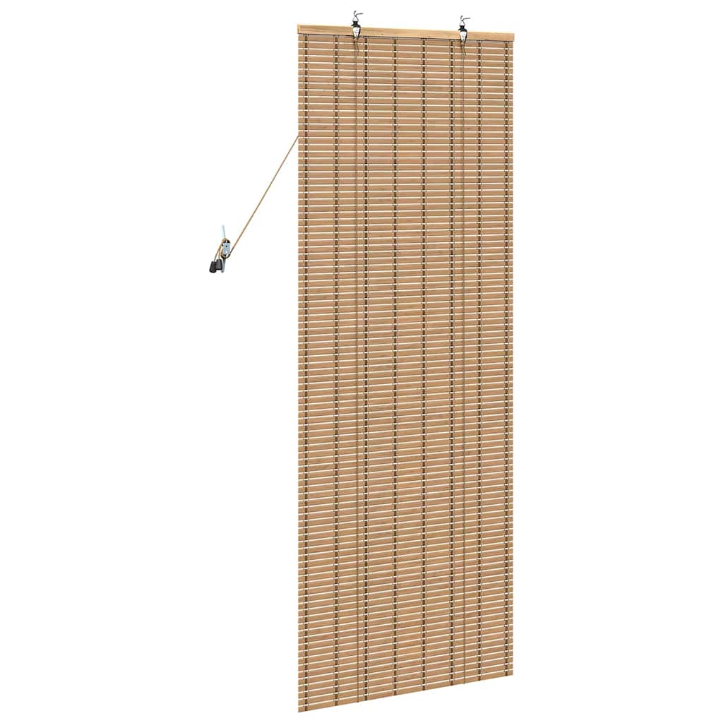 Roller Blind Other Manual Light Brown 60 x 160 cm Bamboo